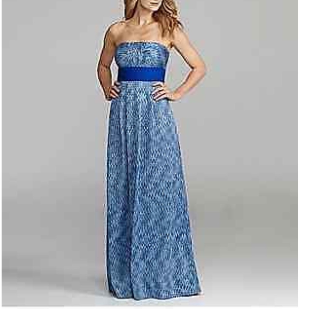 Tahari Remy formal dress in sail away sz6
